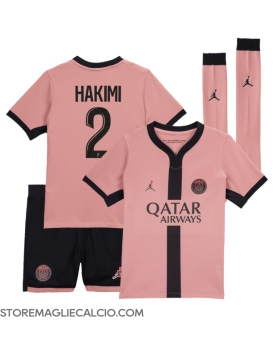 Paris Saint-Germain Achraf Hakimi #2 Maglia Gara Terza Repliche 2024-25 Bambino